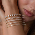 Lab Grown Diamond Tennis Bracelet, 2.5–10.5 CTW, Solid 14K Gold, IGI Certified