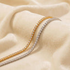 Lab Grown Diamond Tennis Bracelet, 2.5–10.5 CTW, Solid 14K Gold, IGI Certified
